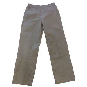 Jordan Mens Active‎ Pants Khaki Elastic Waist Logo Pockets Size L